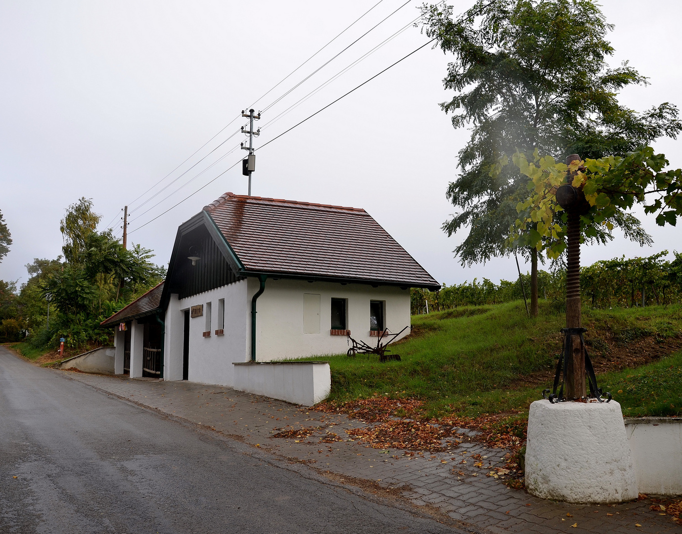 Die Kellergasse hinauf