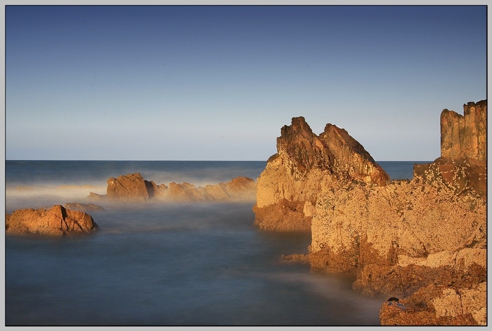 Die keltische See bei Balbriggan nahe Dublin - Irland