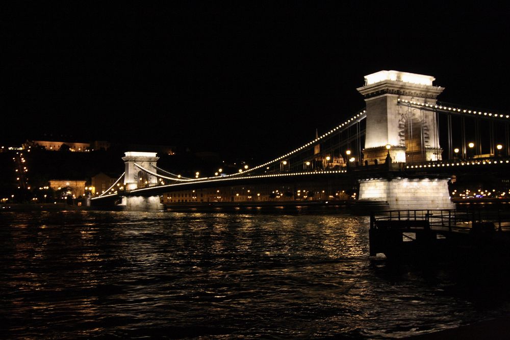 Die Kettenbrücke in Budapest