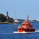 Die Kieler Förde bei Holtenau im Juni 2023