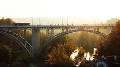 Die Kirchbergbrücke in Stadt Bern