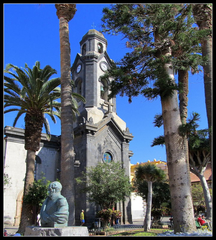 Die Kirche auf der "Plaza de La Iglesia" in Puerto de la Cruz