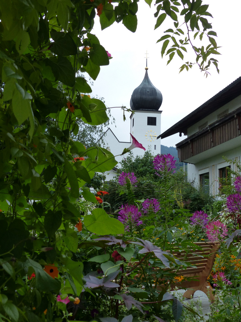 Die Kirche "Bad Feilnbach" ...