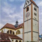 Die Kirche des ehemaligen Klosters St. Mang in Füssen