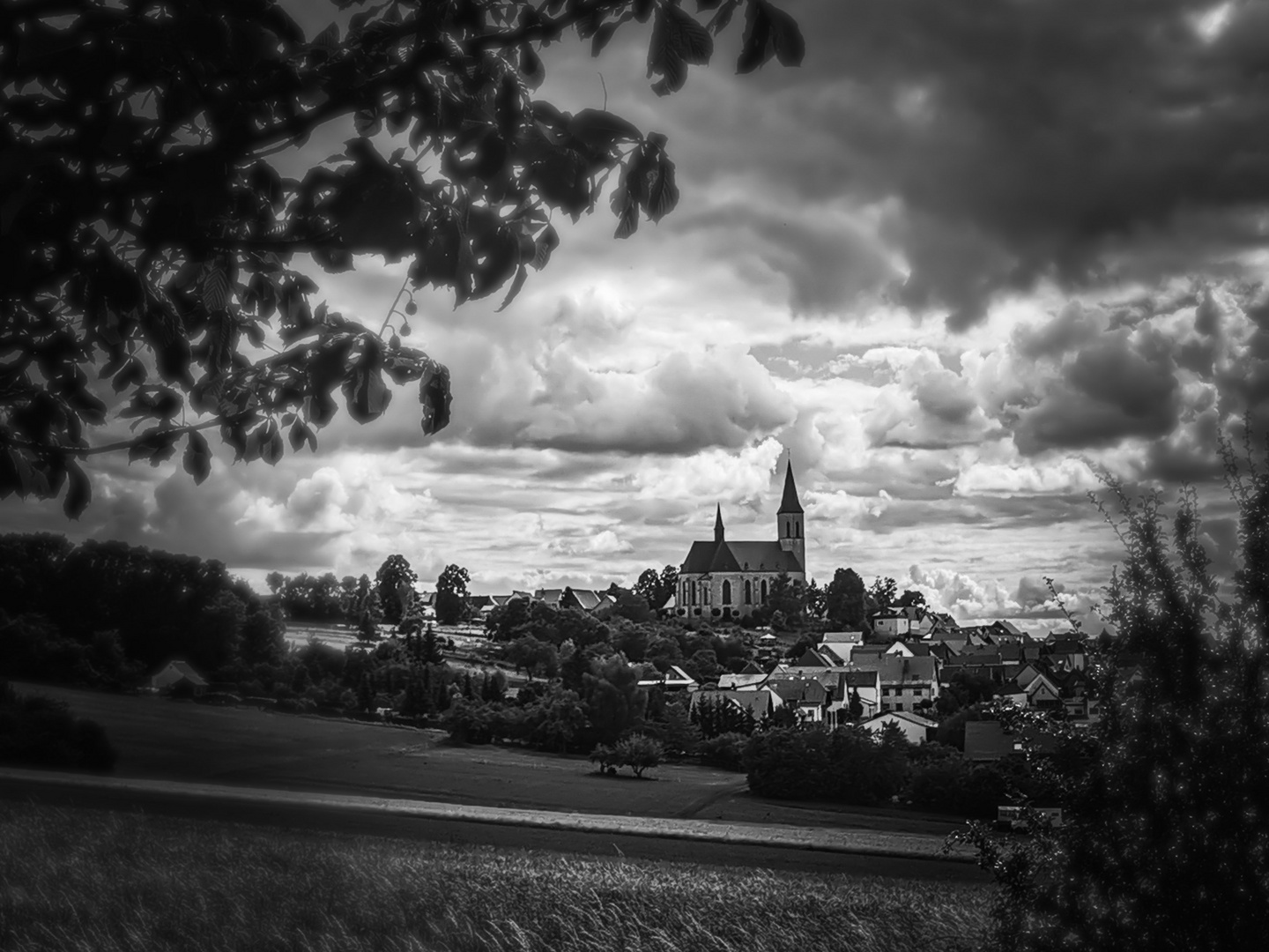 Die Kirche im Dorf