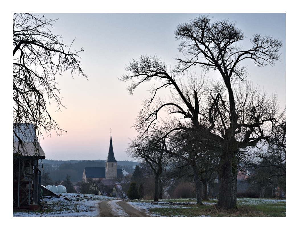 ... die kirche im dorf lassen