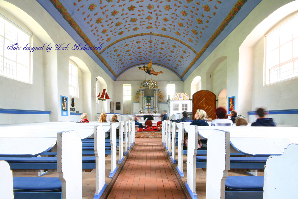 Die Kirche in Kloster auf der Insel Hiddensee