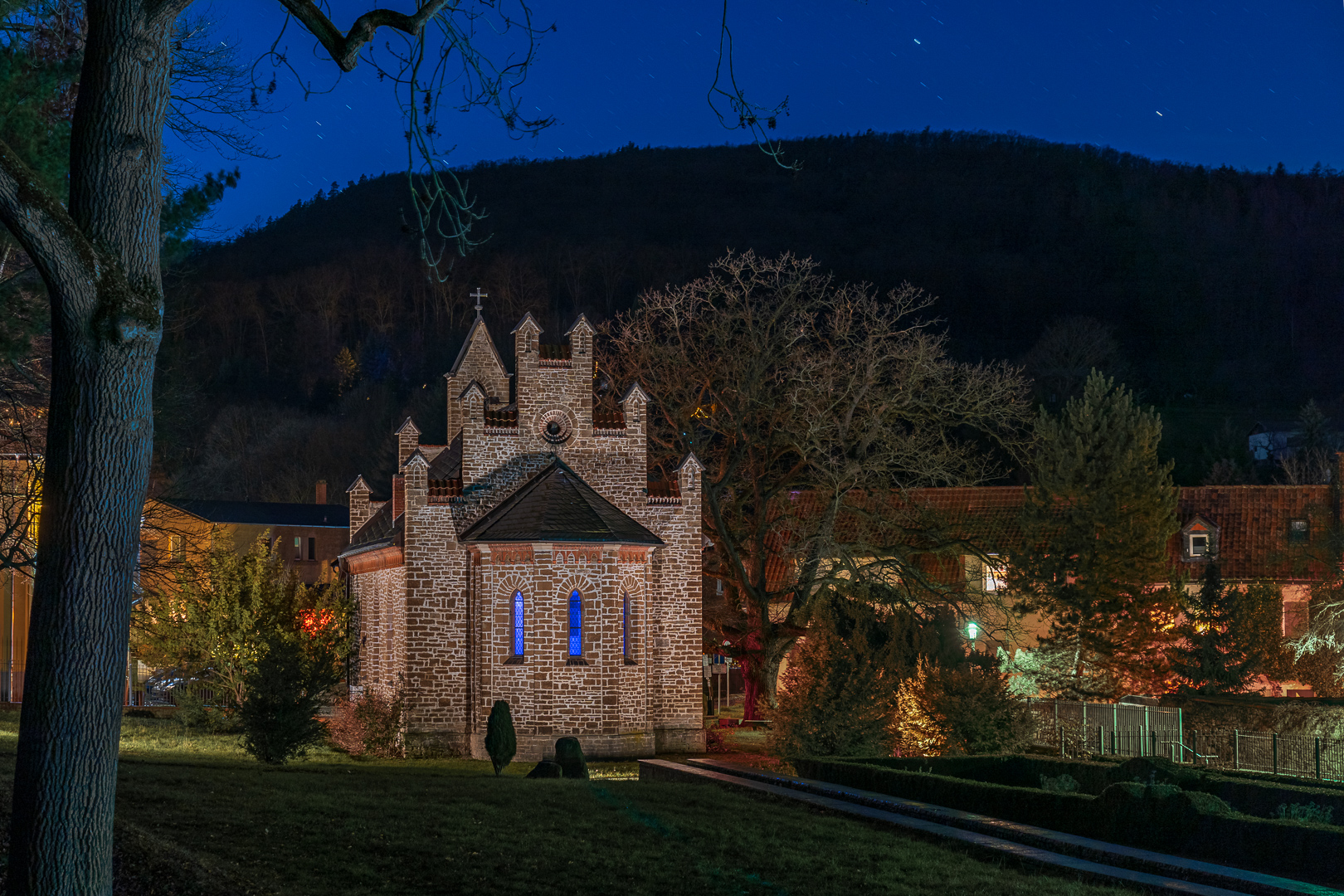 Die Kirche in Stecklenberg - Rückseite