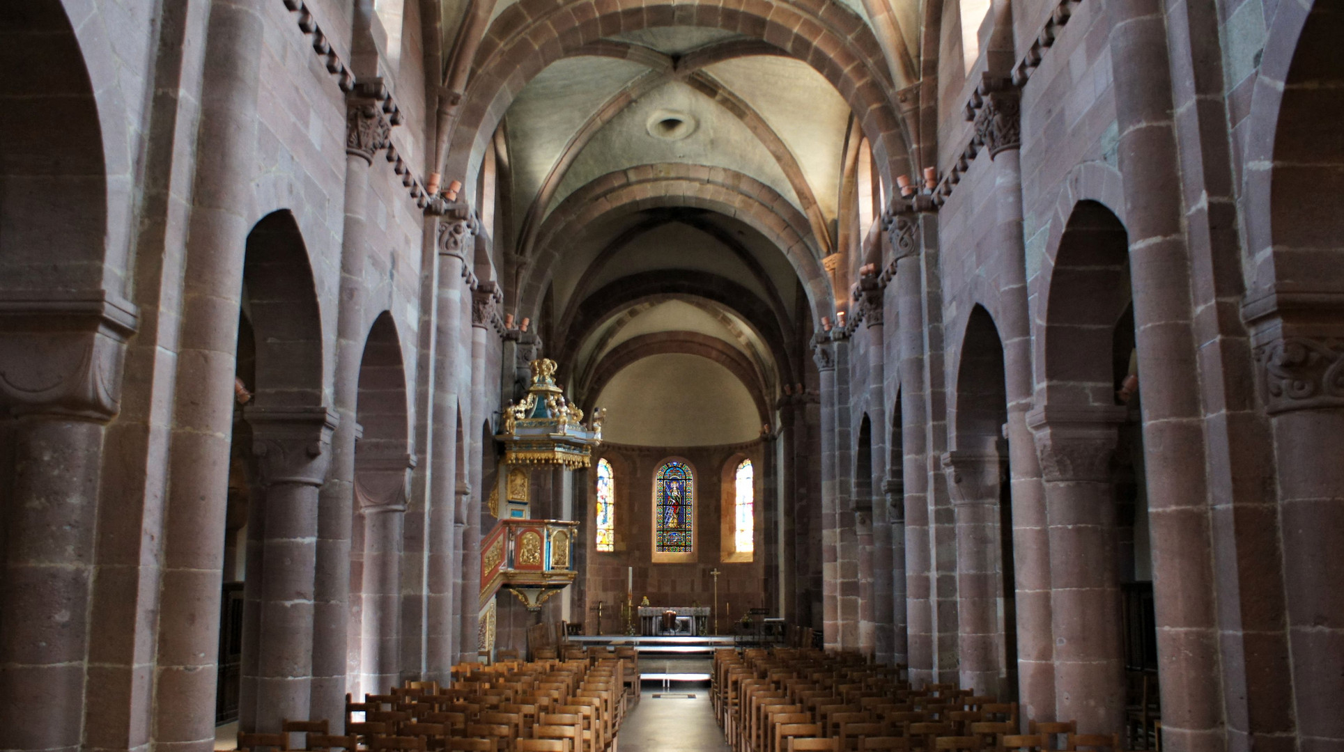 Die Kirche Sainte Foy, Sélestat (Schlettstadt) im Elsass