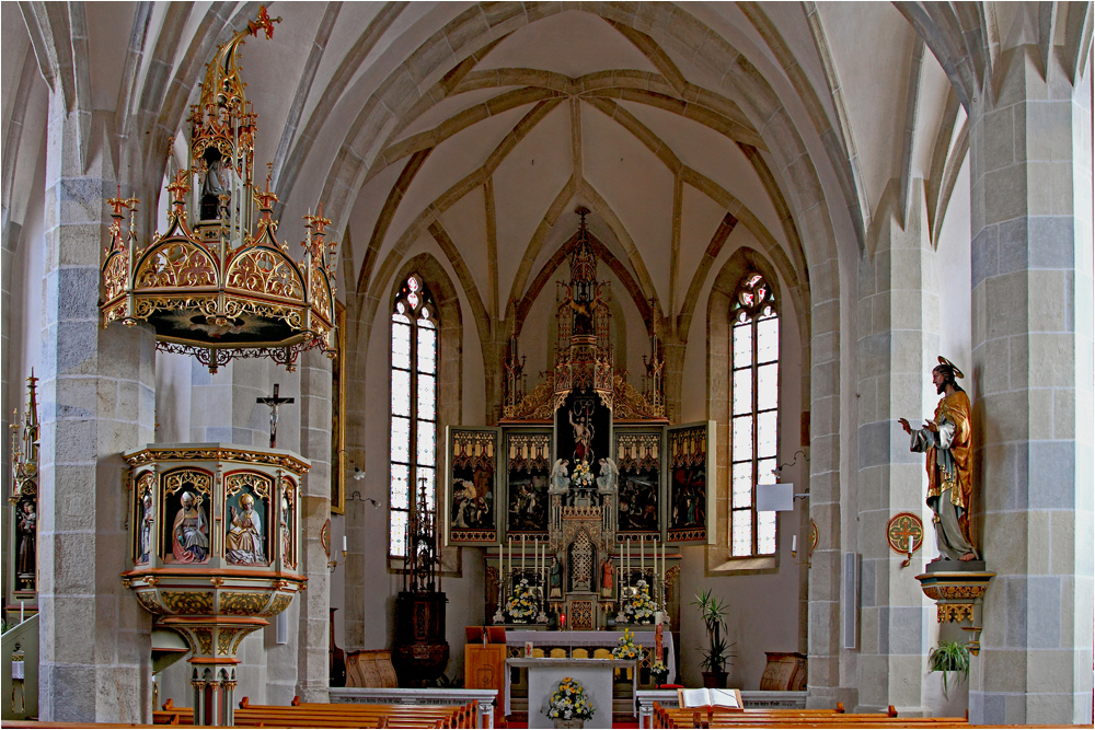 die Kirche von Aldein