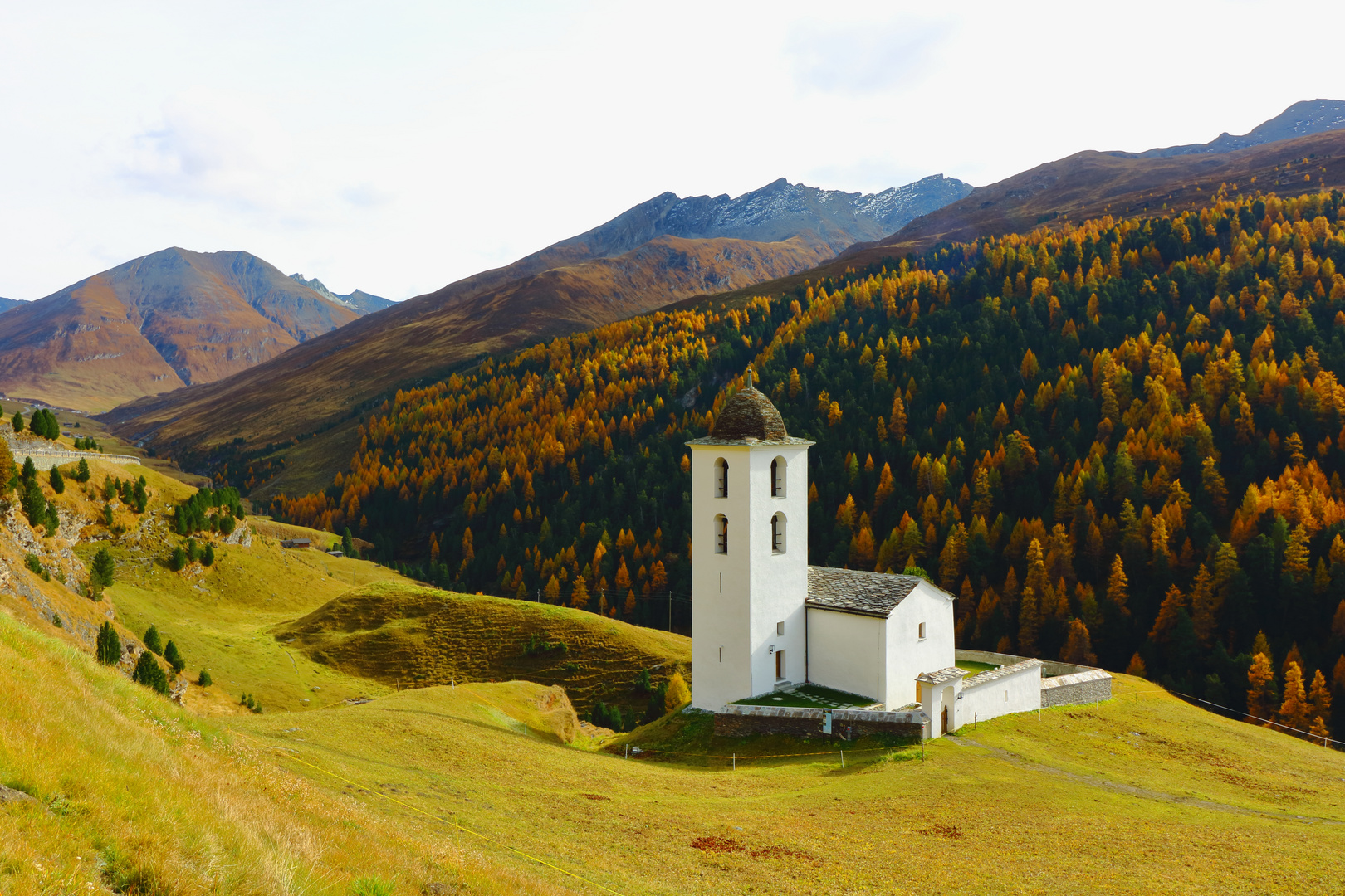 Die Kirche von Avers-Cresta