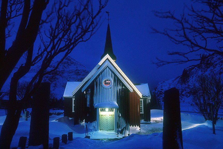 Die Kirche von Flakstad