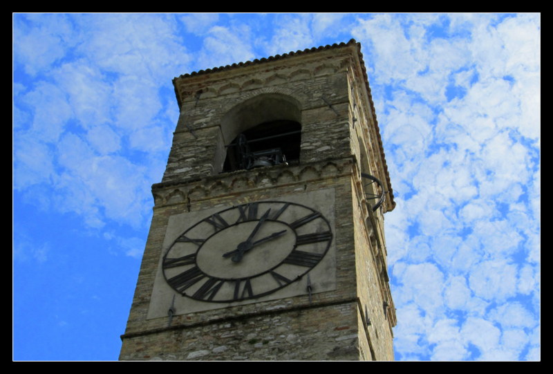 Die Kirche von Gardano Riviera