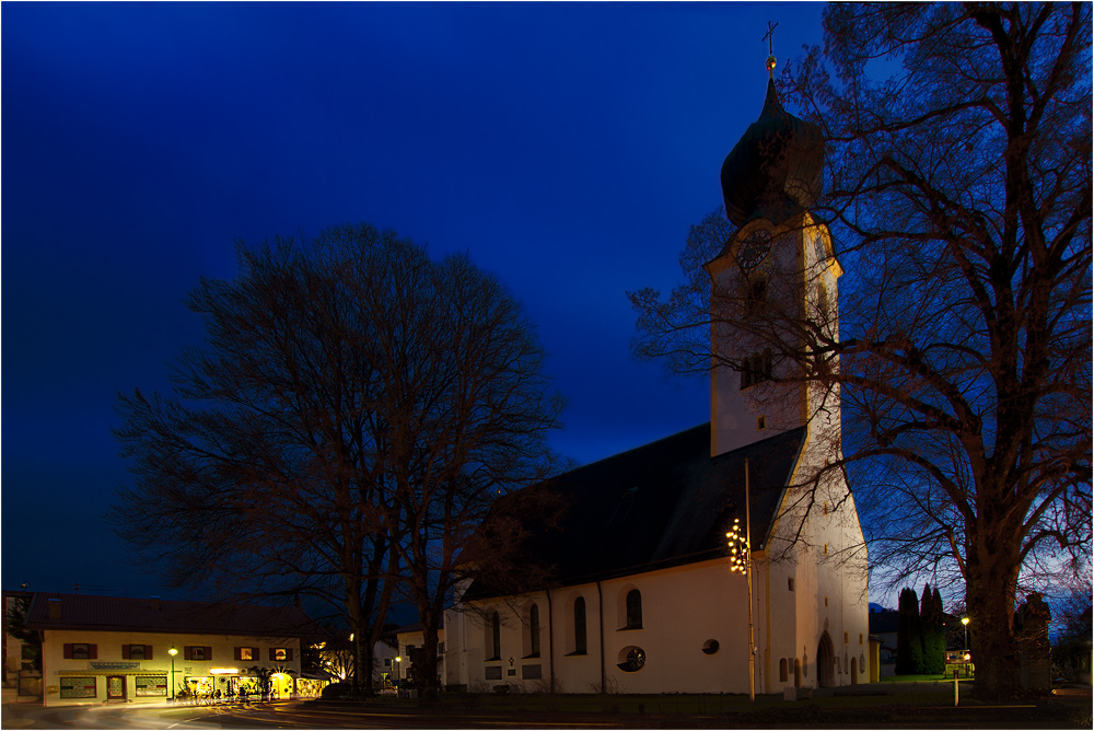 Die Kirche von Grassau