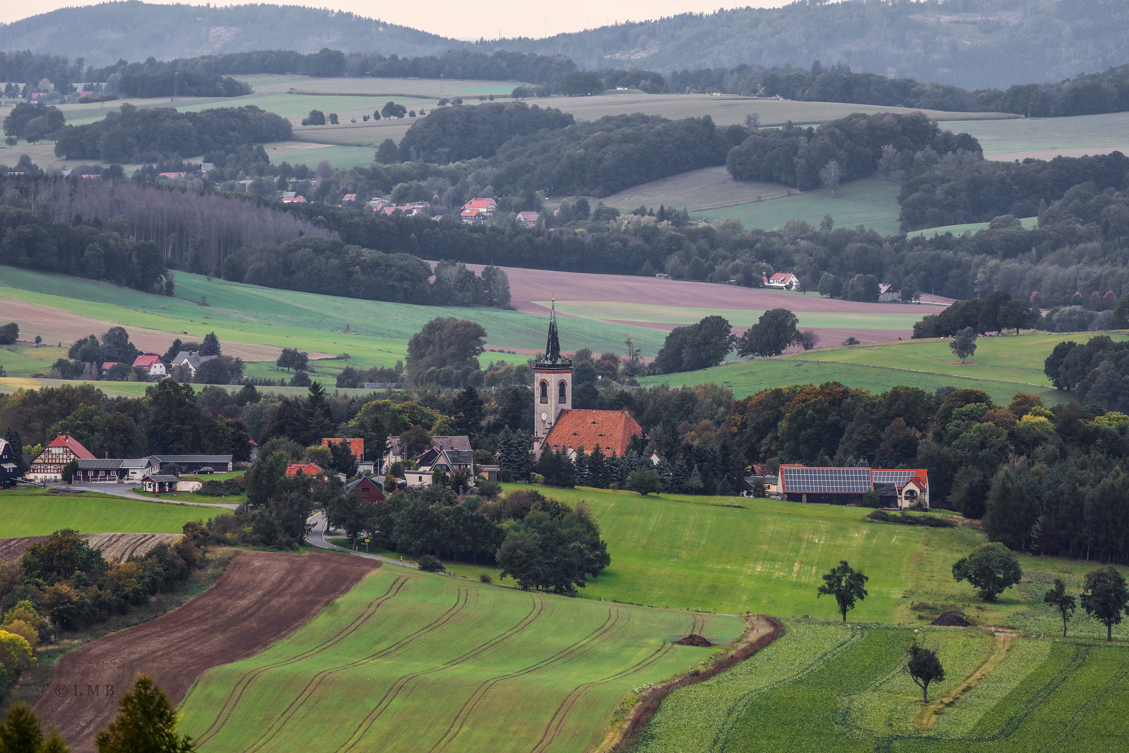 Die Kirche von Kottmarsdorf