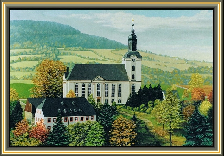 Die Kirche von Mildenau / Erzgeb. (2003)