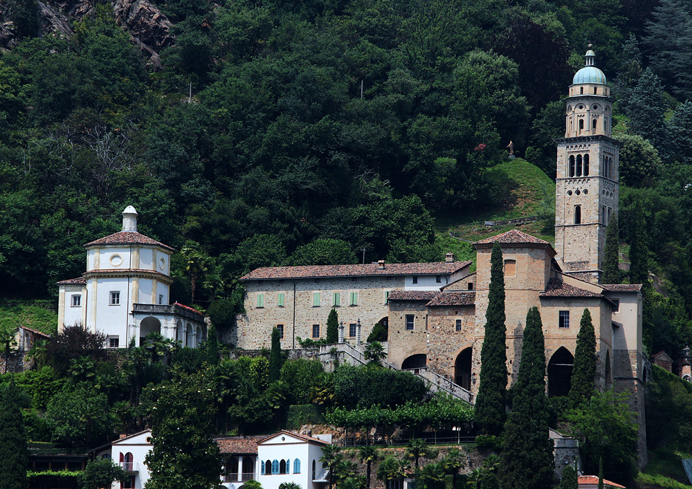 Die Kirche von Morcote TI