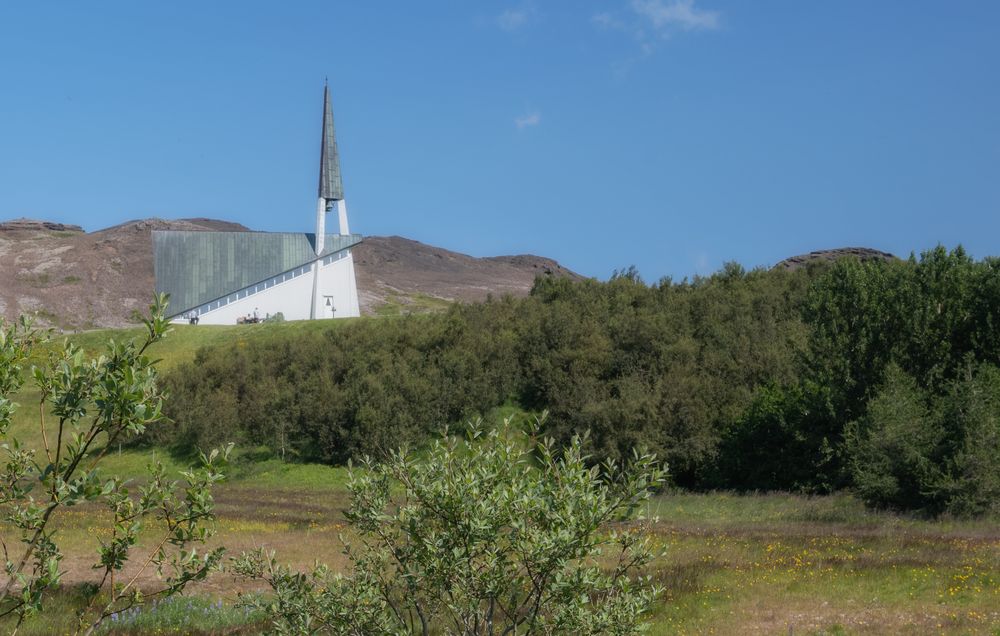 die Kirche von Mosfell