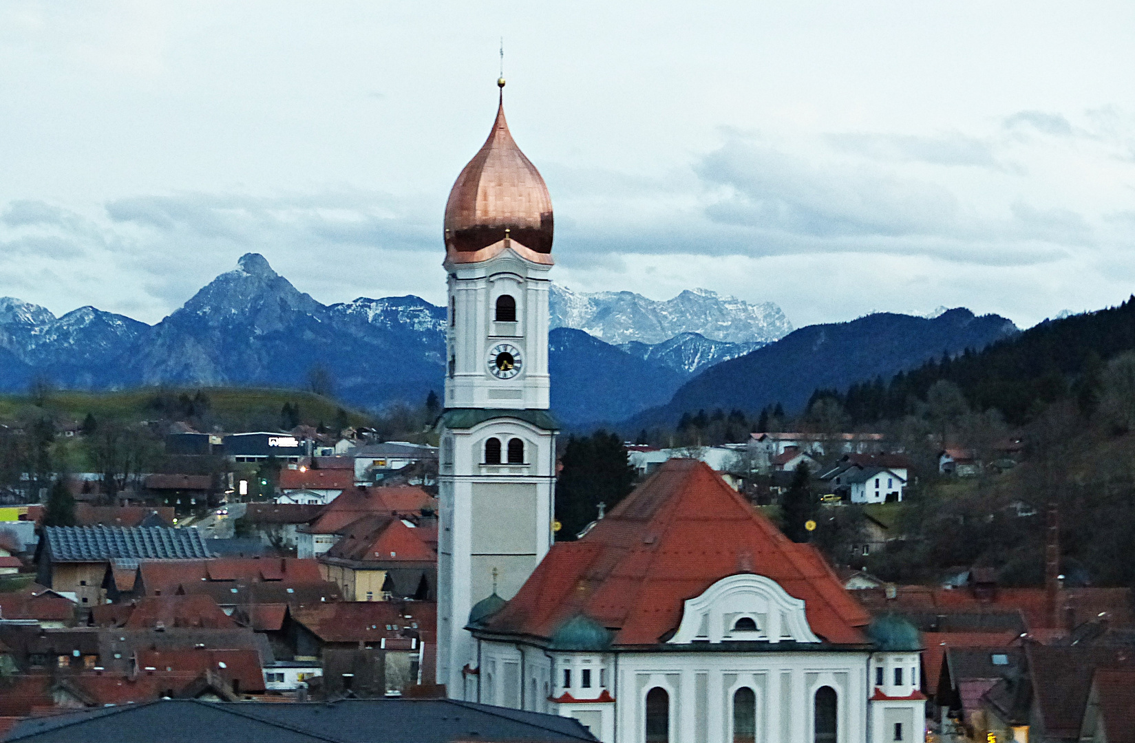 Die Kirche von Nesselwang