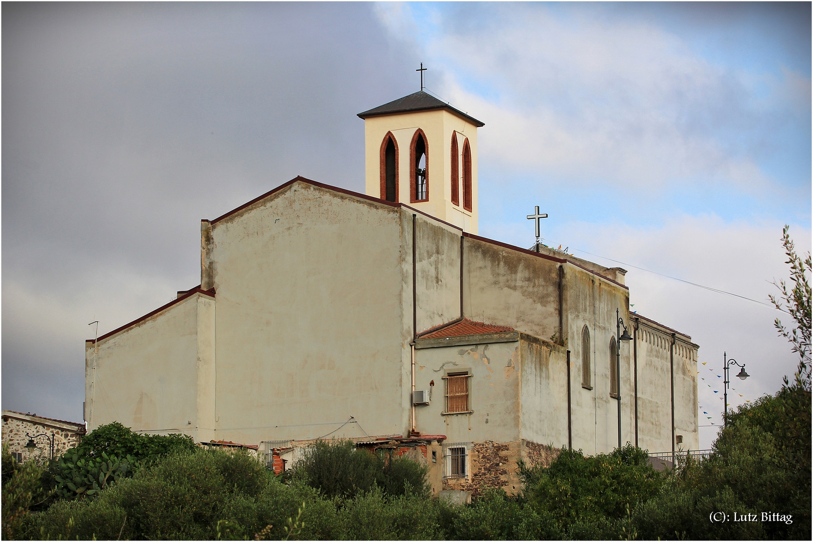 Die Kirche von Olmedo (Sardinien)