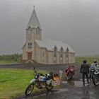 Die Kirche von Þórshöfn Island