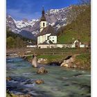 Die Kirche von Ramsau ...