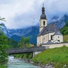 Die Kirche von Ramsau aus dem Malerwinkel