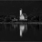 Die Kirche von Schwangau im Abendlicht