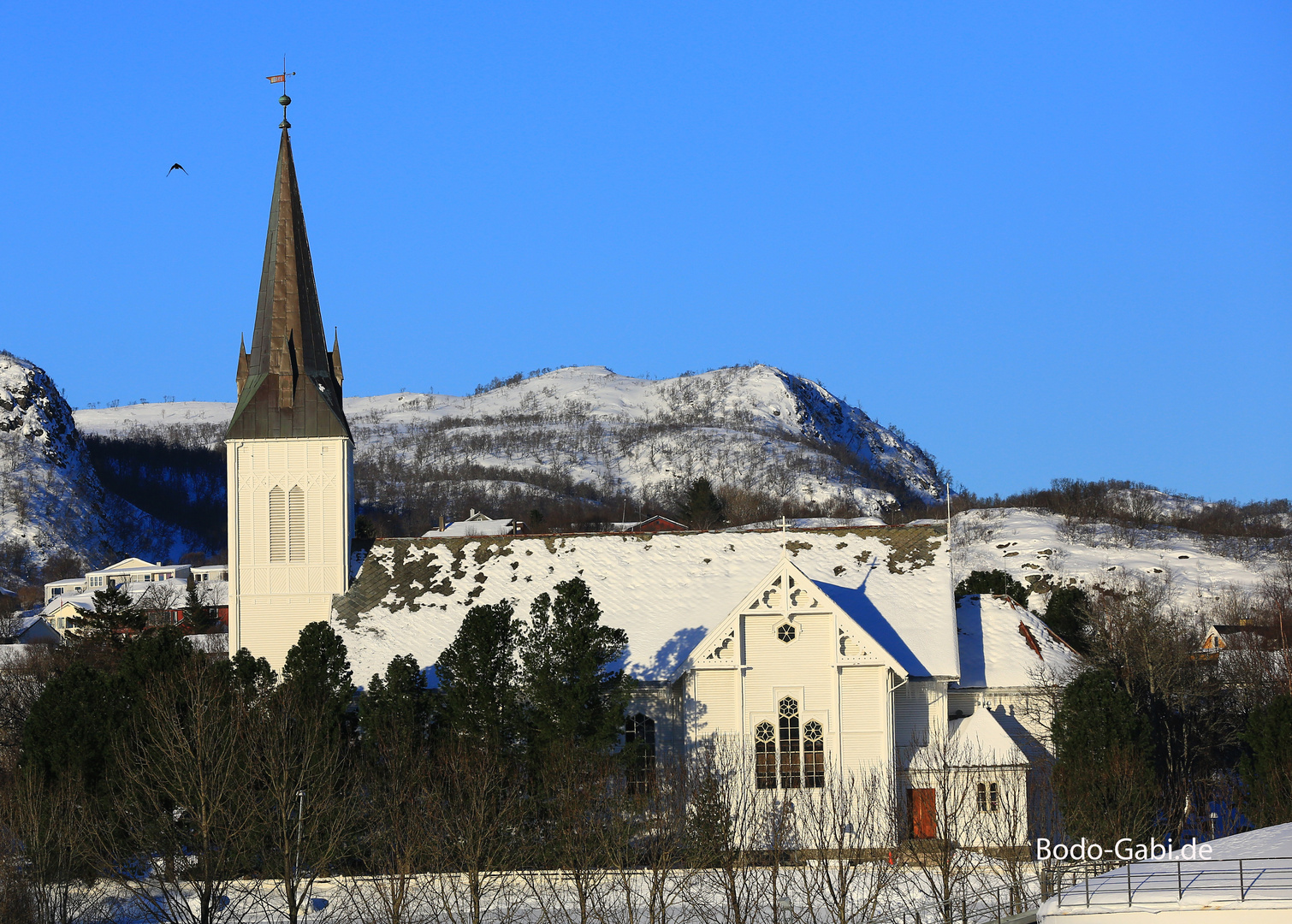 Die Kirche von Sortland