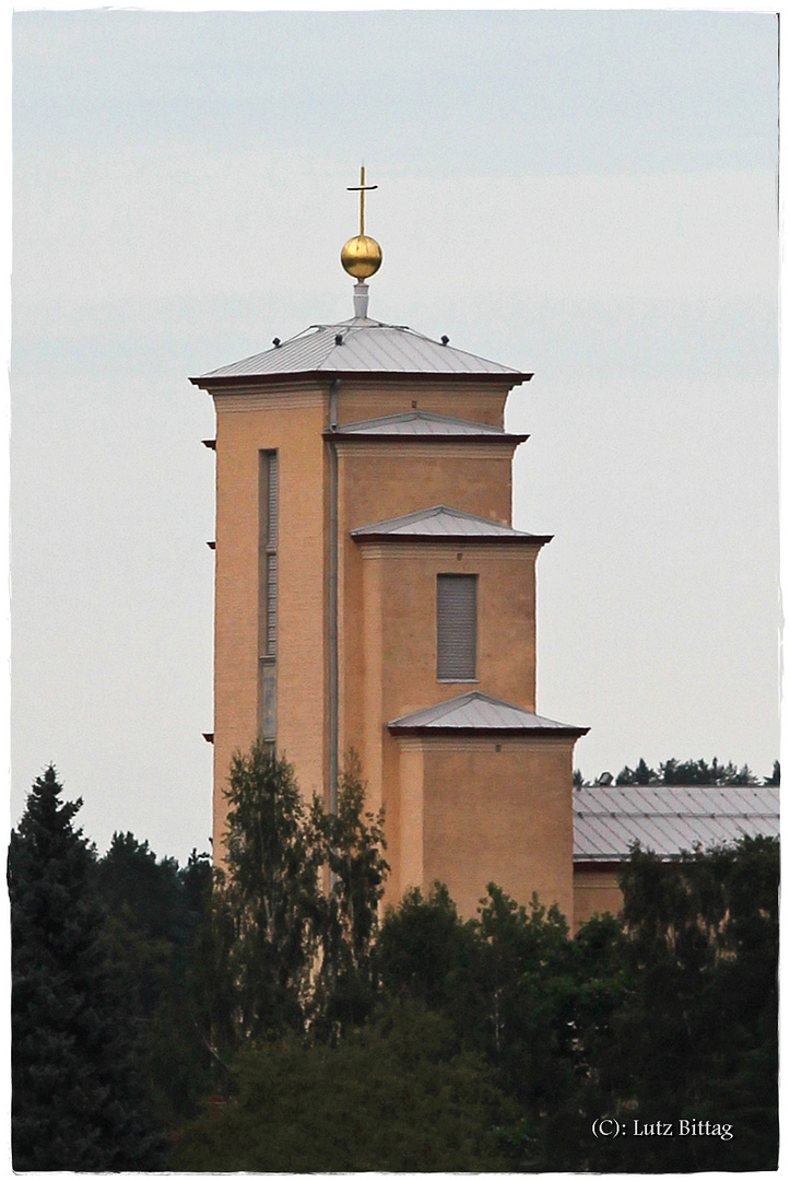 Die Kirche von Taulumäki in Jyväskylä (Finnland)