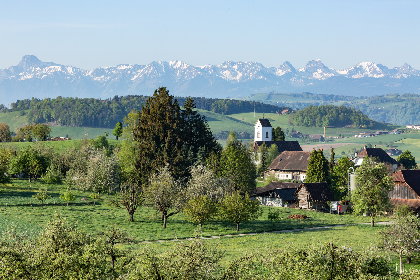 Die Kirche von Vechigen...