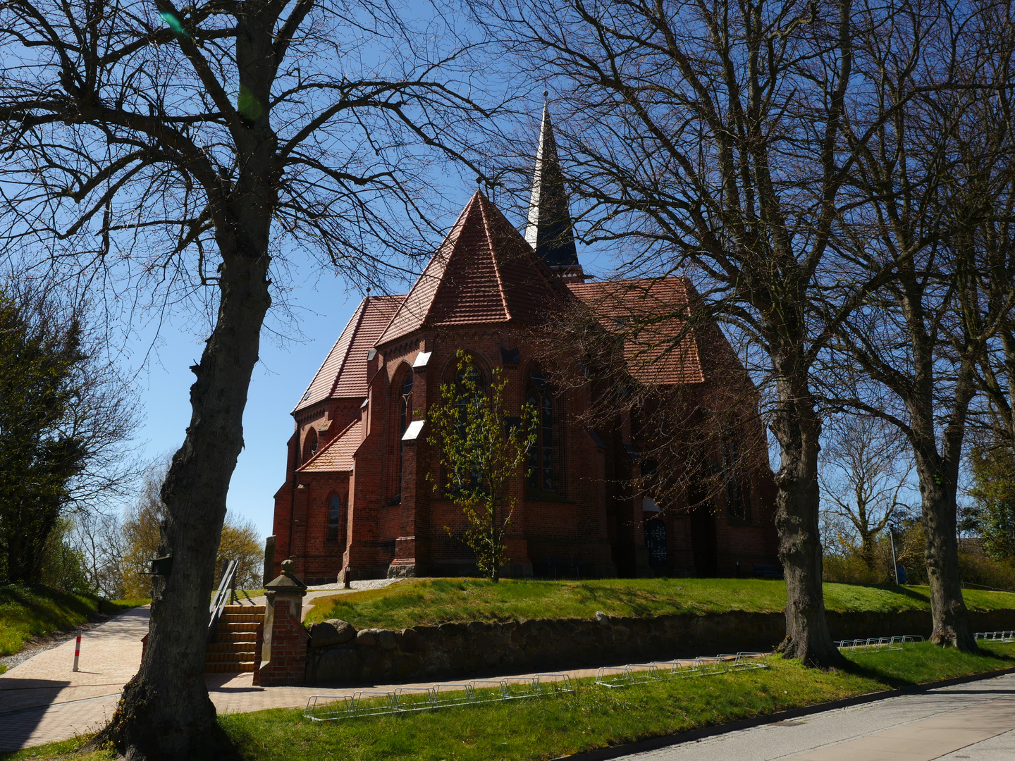 Die Kirche Wustrow... unbearbeitet