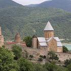 die Kirchenfestung Ananauri aus dem 17. Jahrhundert - Georgien