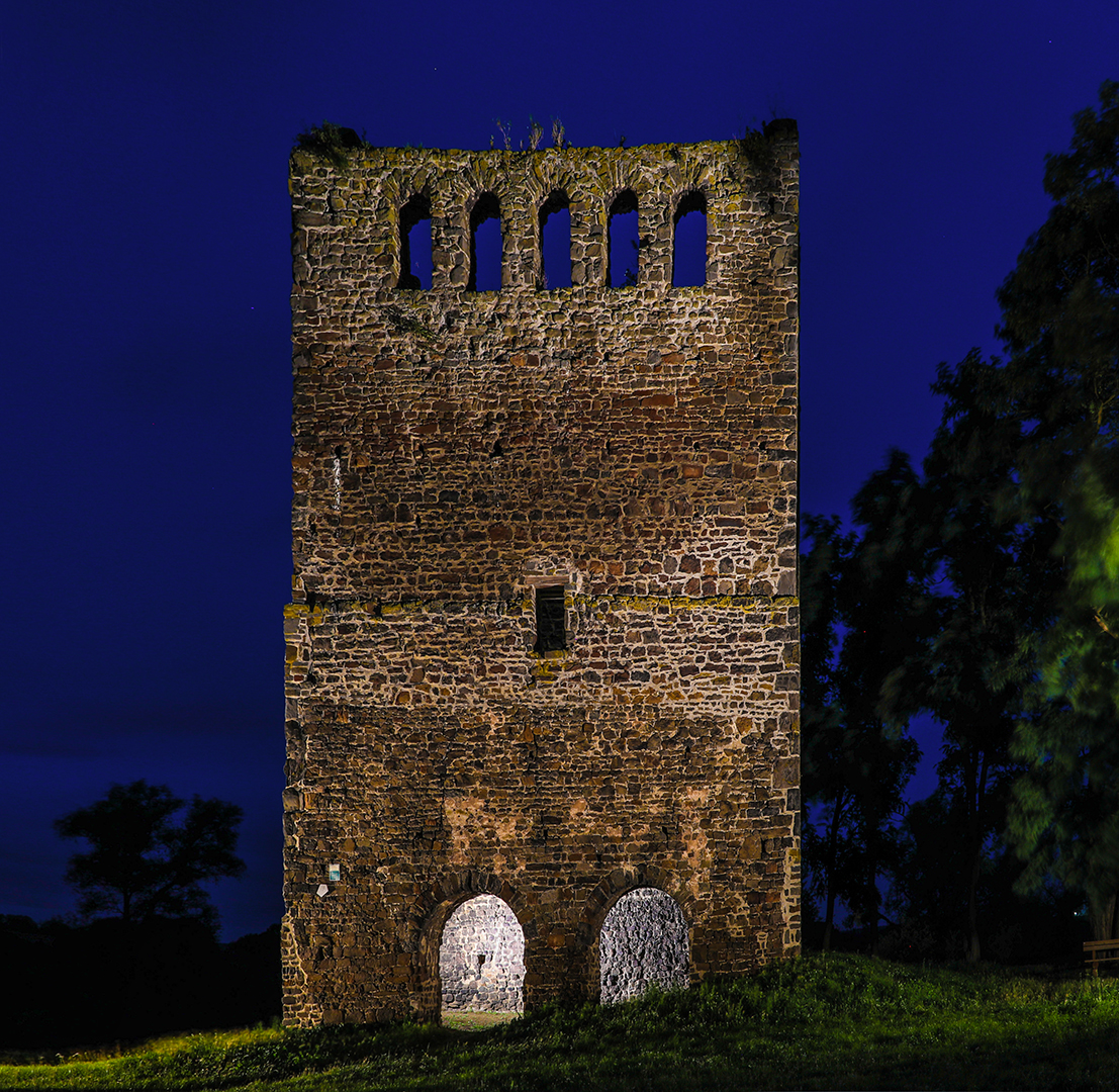 Die Kirchenruine Nordhusen...