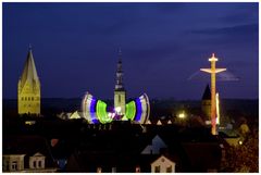 Die Kirmes ist in der Stadt