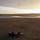 Die Kitesurfer von Laboe