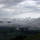 die Kitzbühler Alpen im Morgennebel