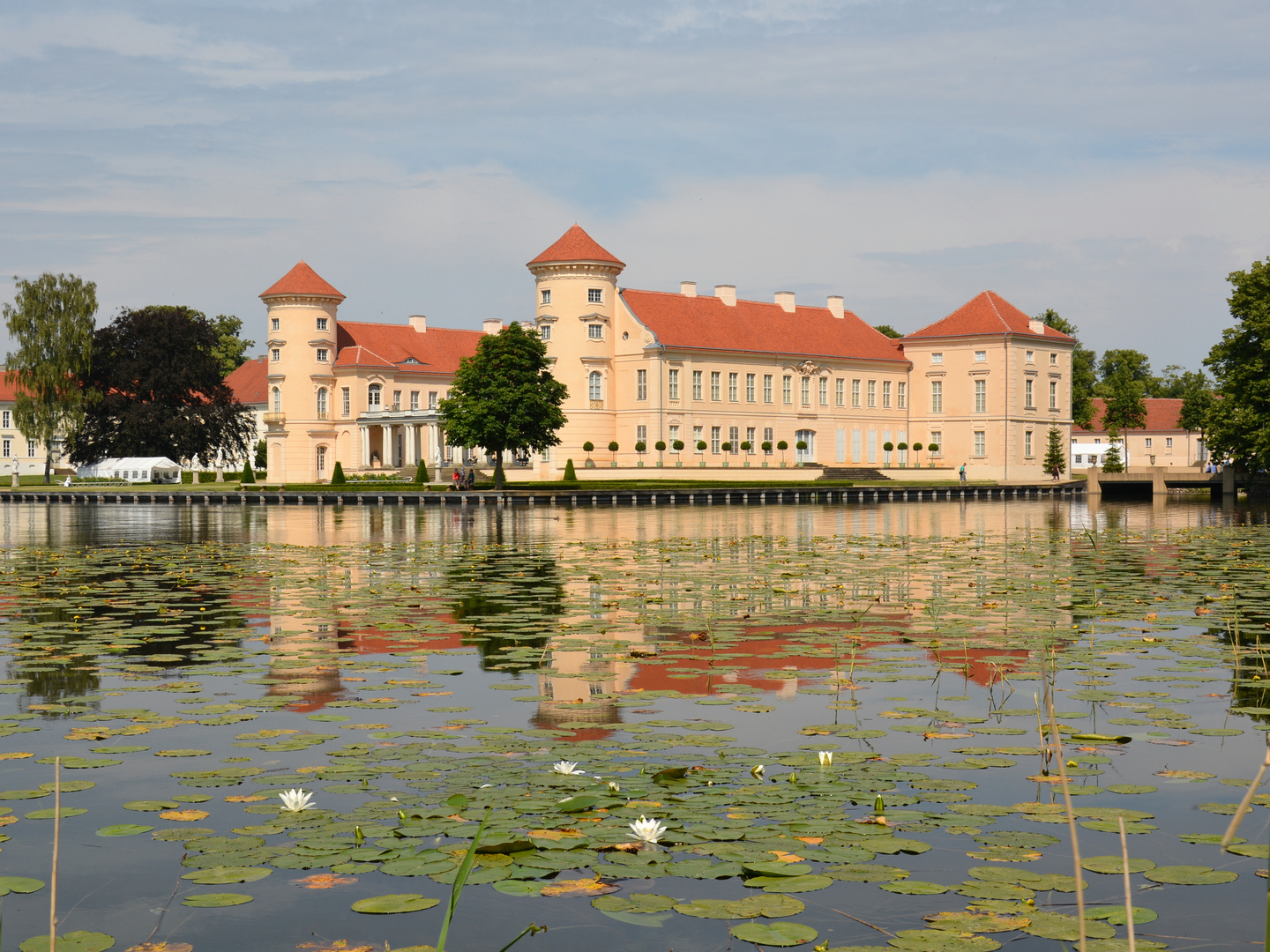 Die klassische Sicht auf Schloss Rheinsberg