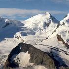 Die klassische Sicht vom Waliser Gornergrat in einem der wenigen....