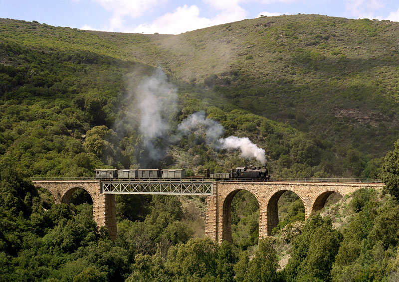 Die kleine Bahn auf Sardinien