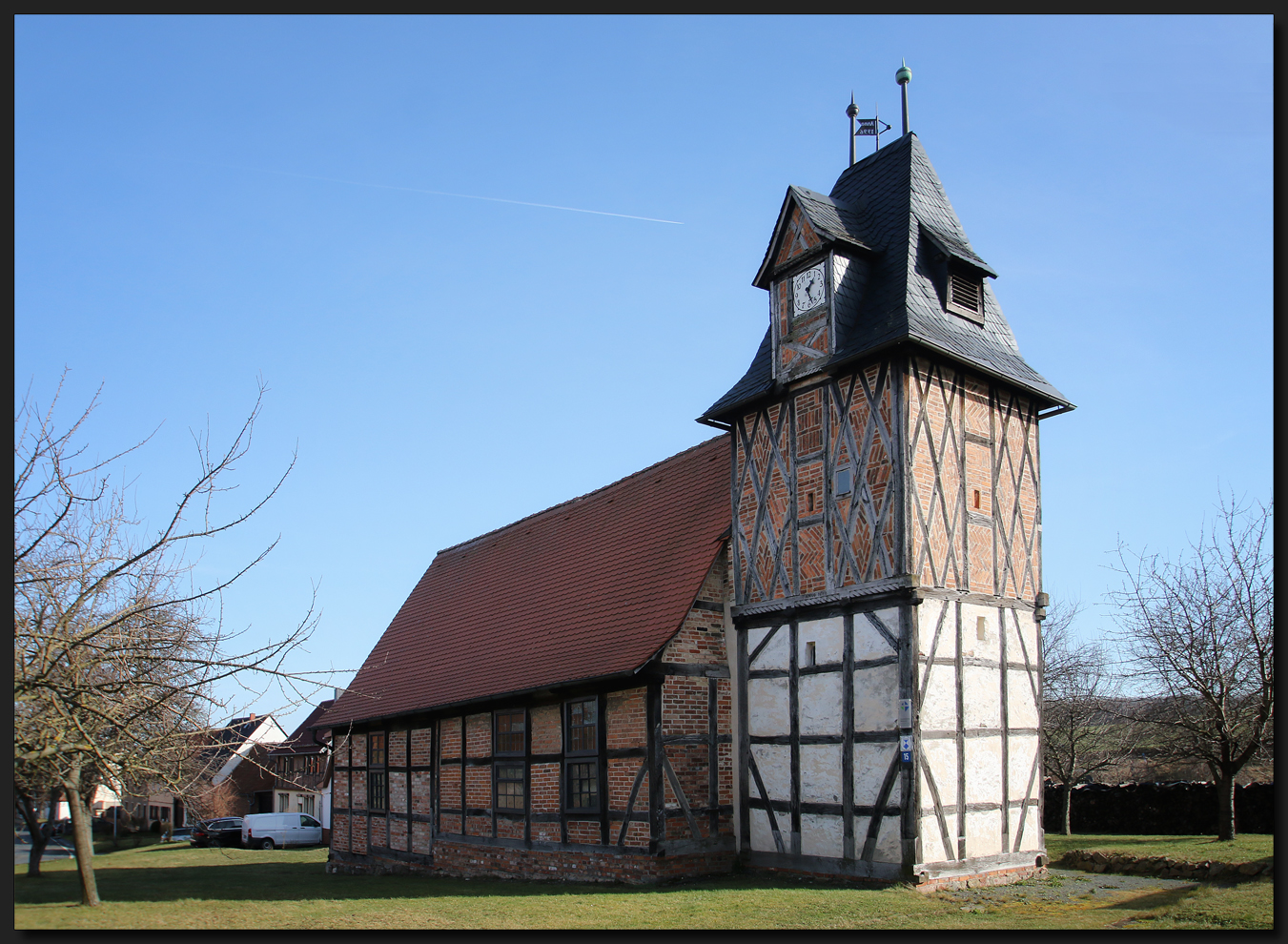 ...Die kleine FachwerkKirche...