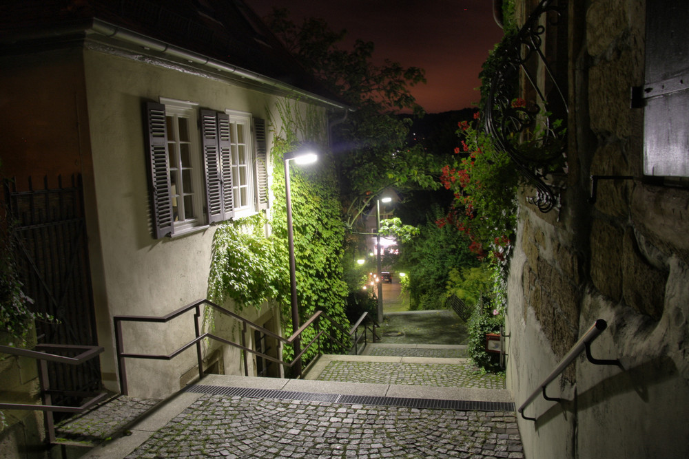 die kleine Gasse nach Hause ...