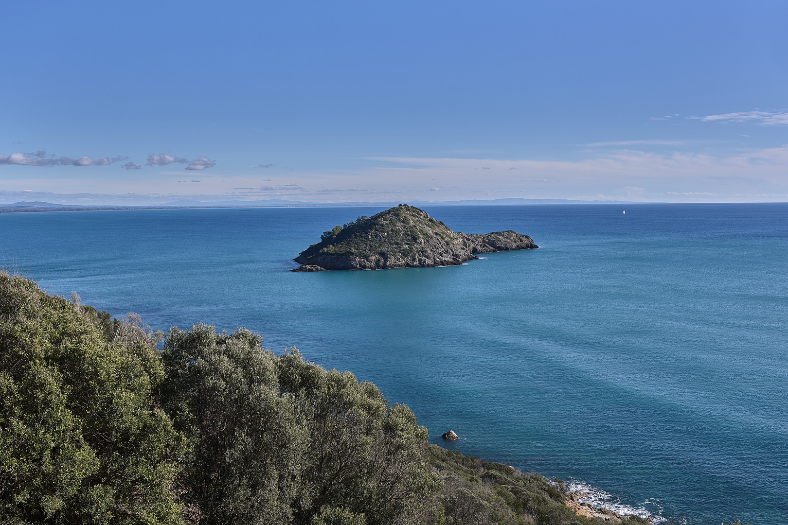 Die kleine Insel L'Isolotto