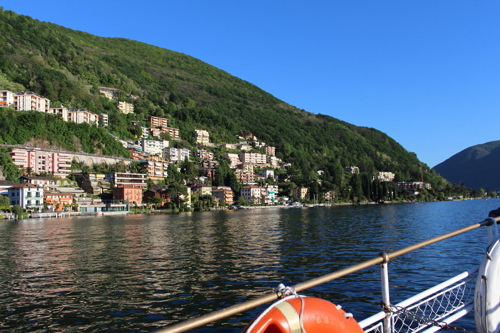 Die Kleine italienische Insel in der Schweiz