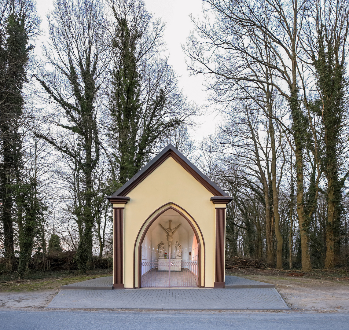 Die kleine Kapelle am Prozessionsweg