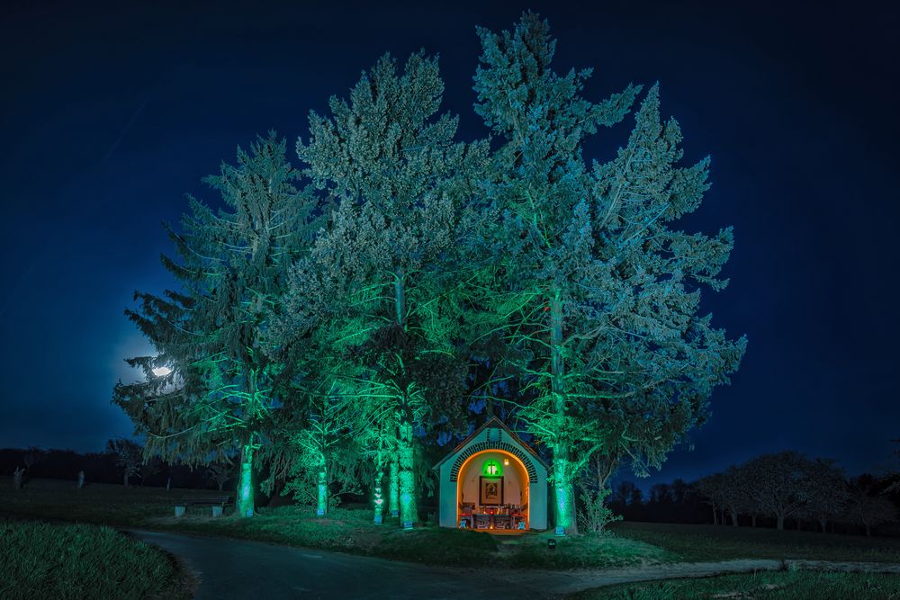 Die kleine Kapelle auf der Carolahöhe bei Koblenz-Lay