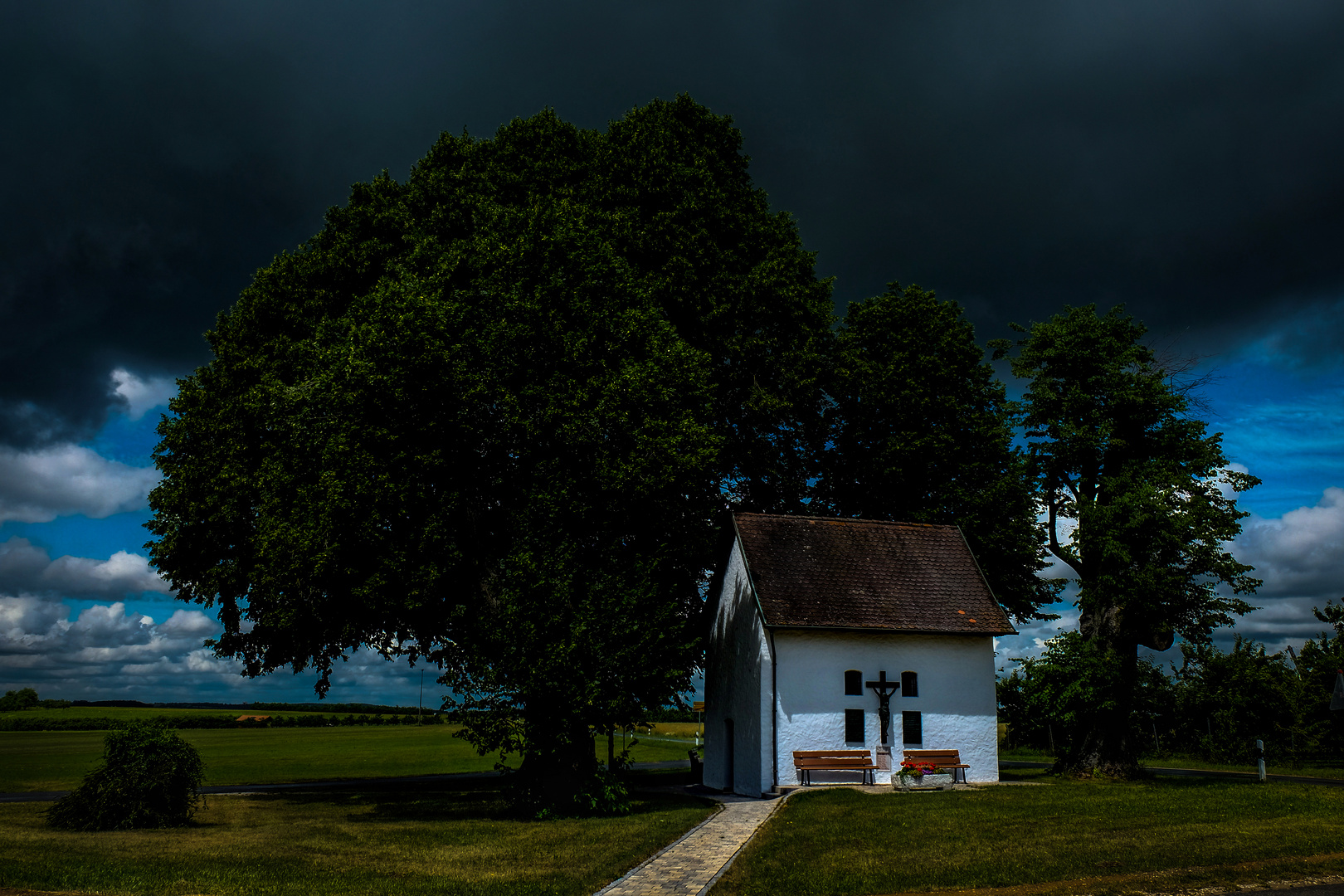 Die kleine Kapelle auf der Lillinger Höhe