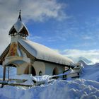 Die kleine Kapelle gegenüber der Ritzau Alm