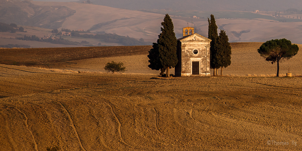 Die kleine Kapelle Santa Maria di Vitaleta