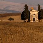 Die kleine Kapelle Santa Maria di Vitaleta